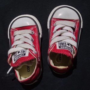 Infant size 2 unisex converse